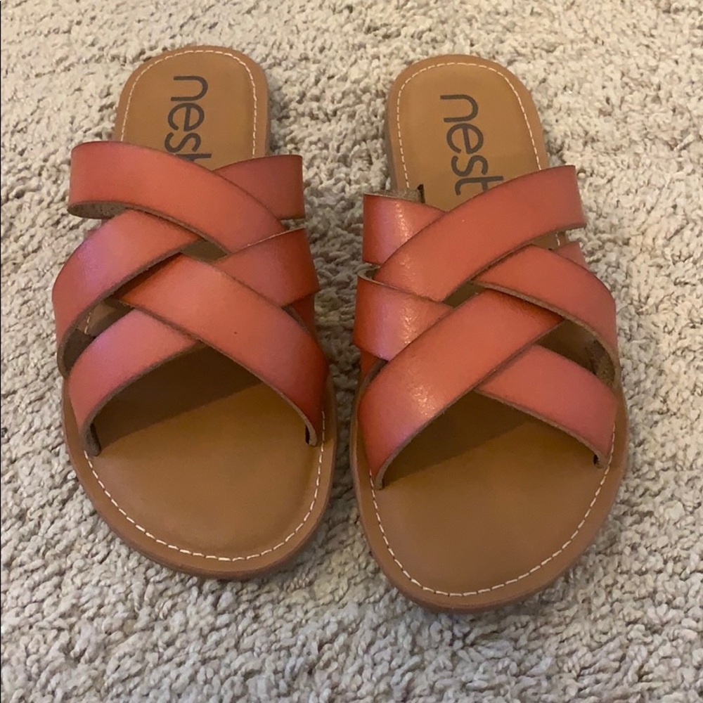 NWT brown sandals
